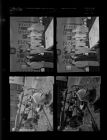 Jaycees campaign; Man using machine (4 Negatives), March - July 1956, undated [Sleeve 32, Folder f, Box 10]